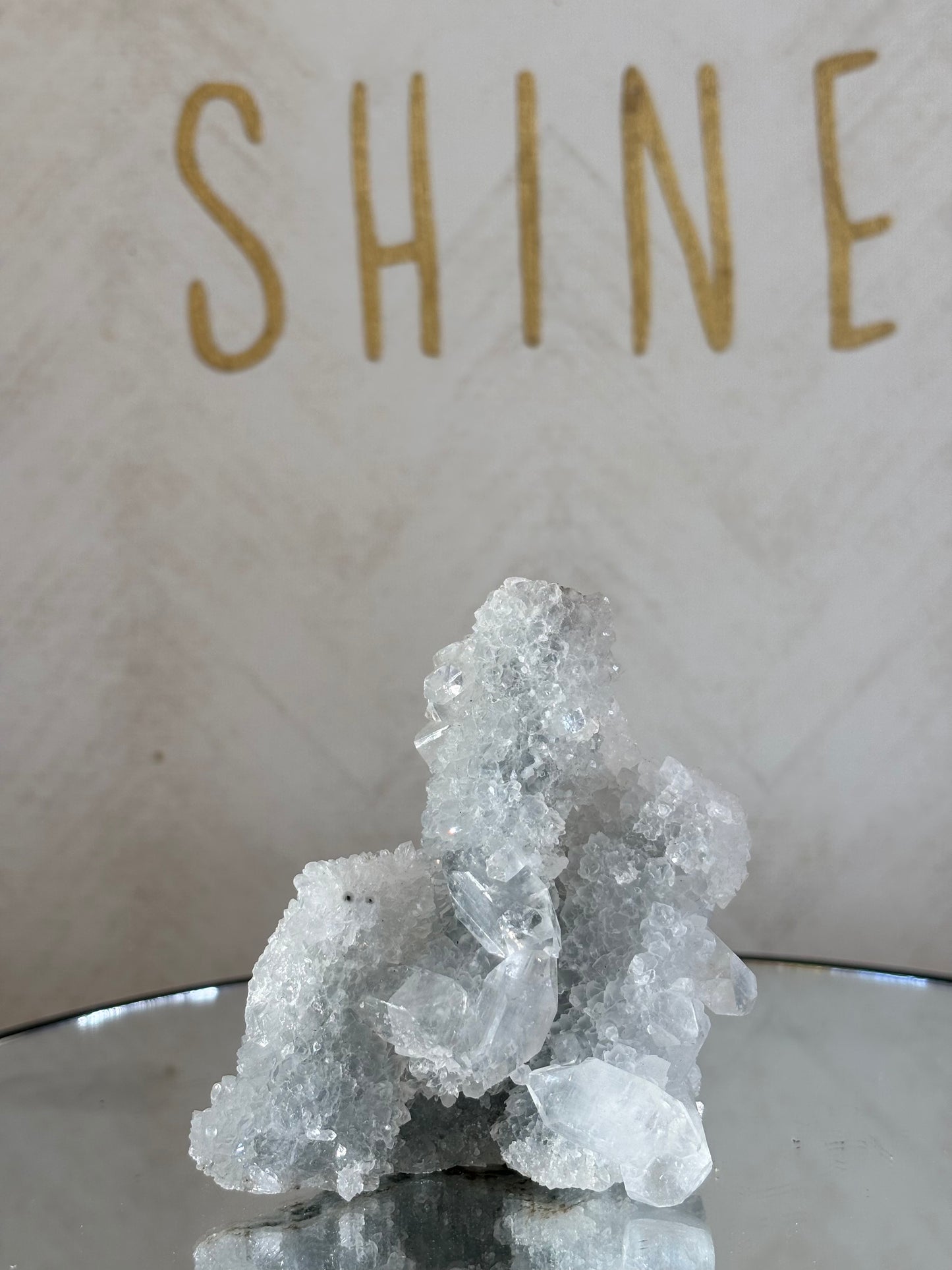 Natural Apophyllite Crystal Cluster