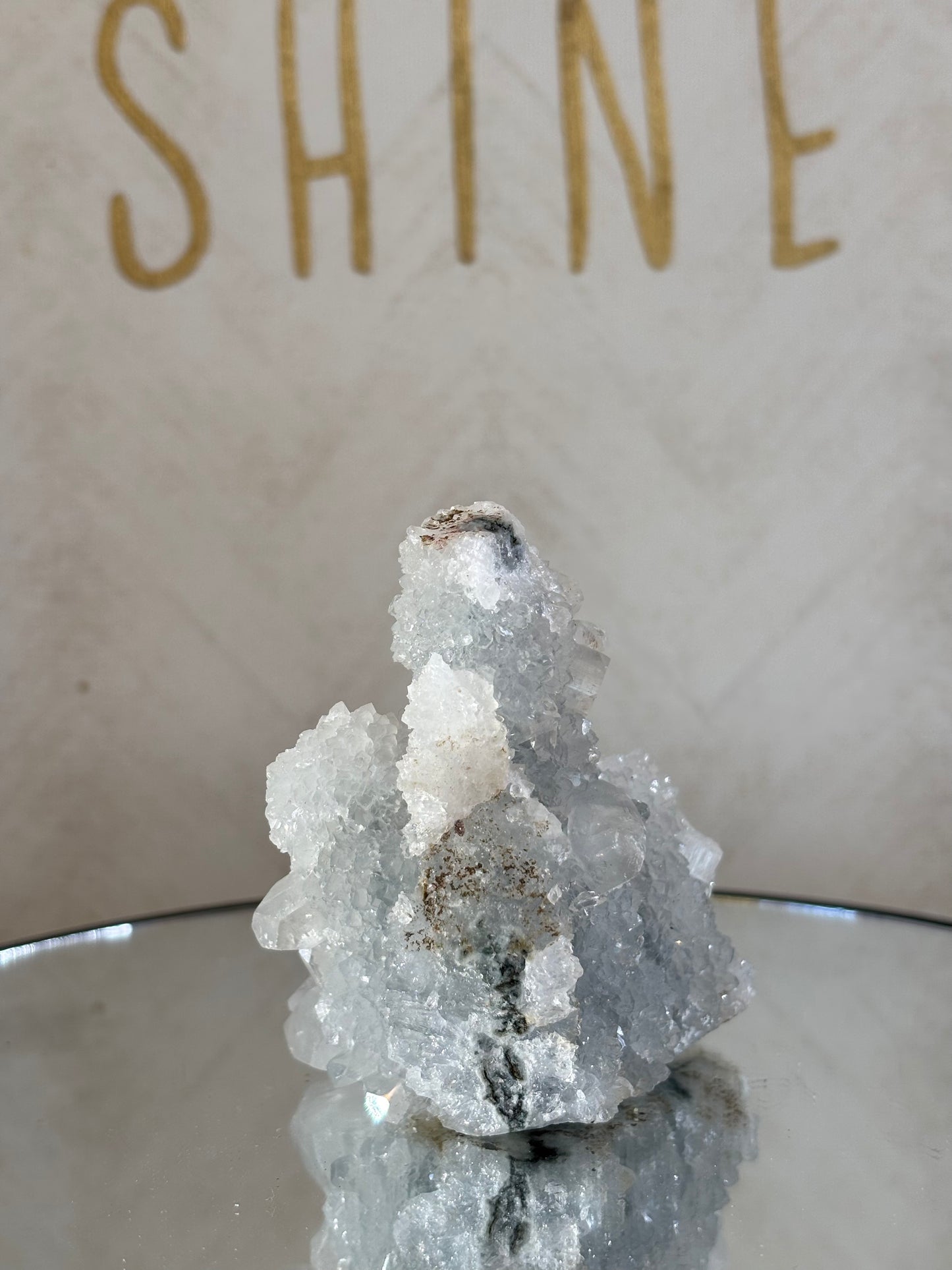 Natural Apophyllite Crystal Cluster